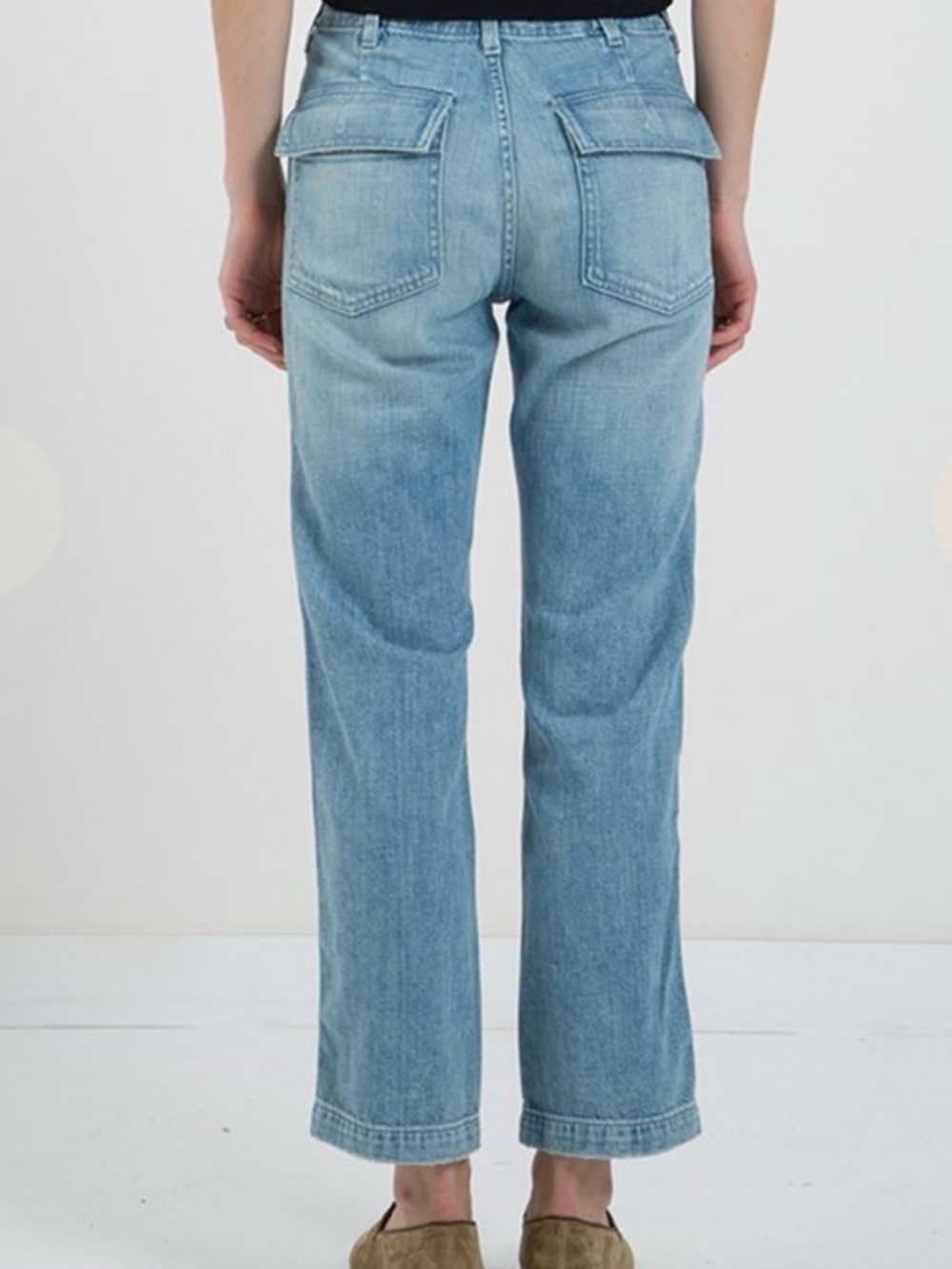 AMO Light Blue vintage army pant - Picture 2 of 7